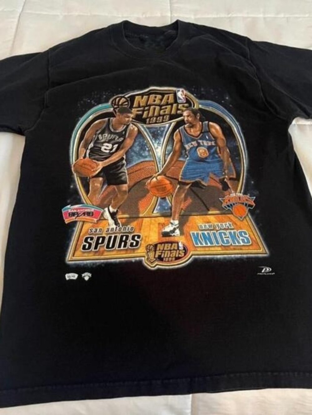 1999 Nba Finals Tim Duncan Latrell Sprewell Spurs Vs Knicks